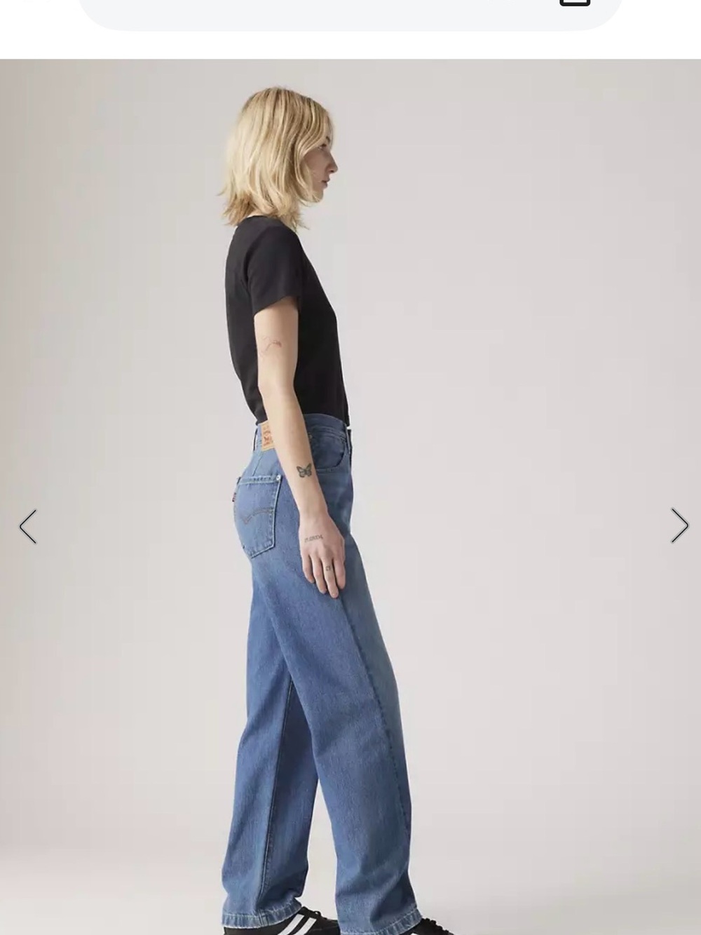 Levi's Women's High-Rise Wide-Leg Jeans in Blue